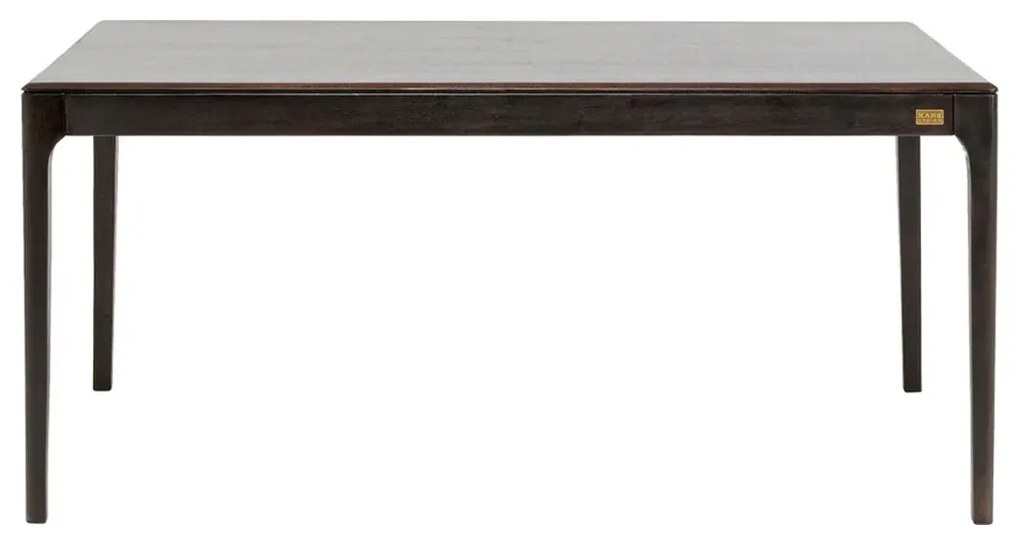Retro Eettafel Donker Hout 160x80 Cm - 160 X 80cm.