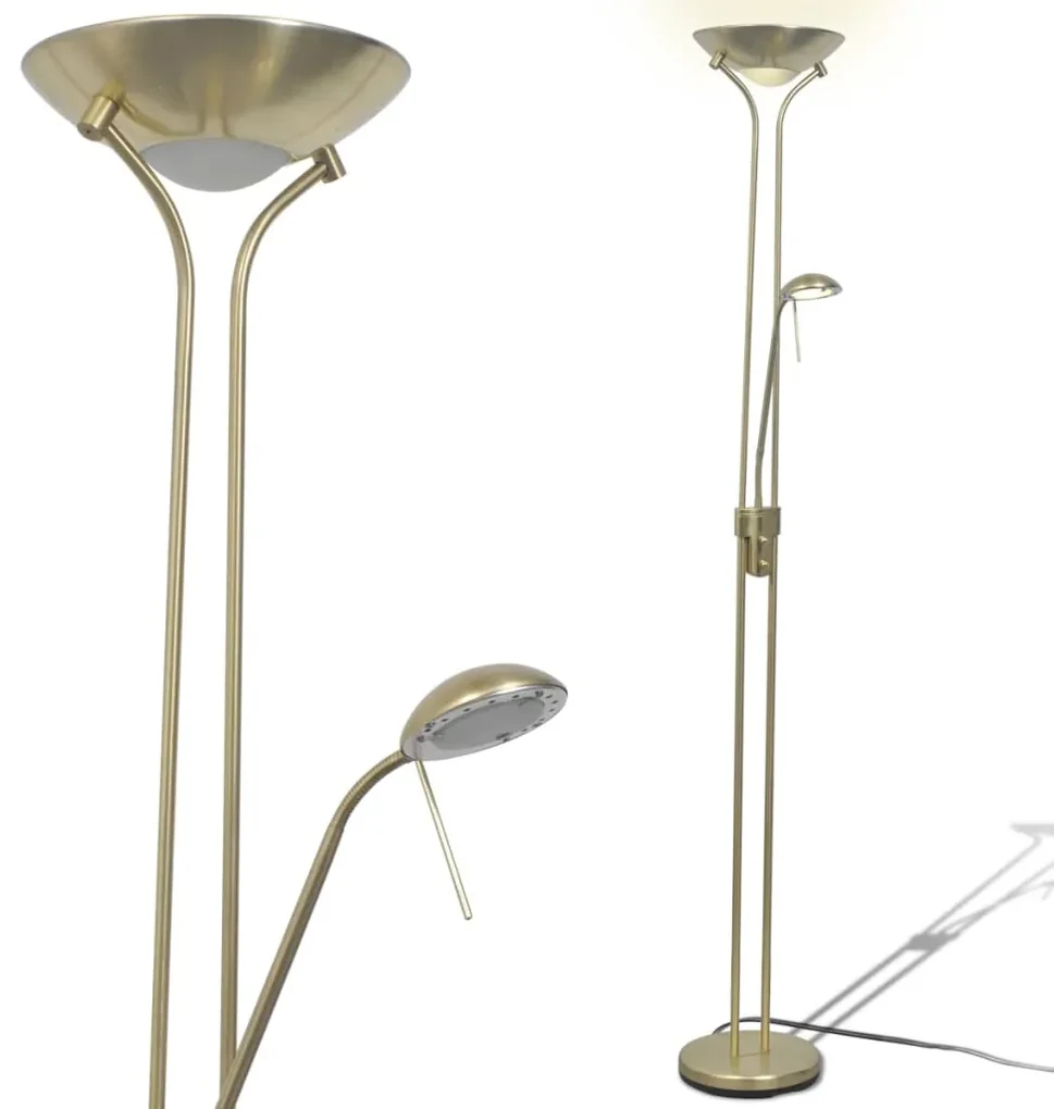 vidaXL led-vloerlamp dimbaar 23 W