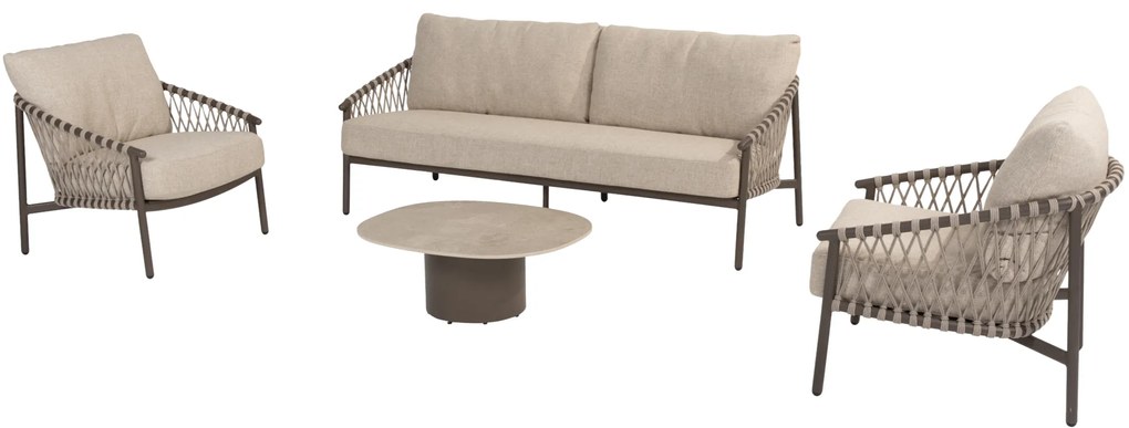Allora stoel bank loungeset 4 delig terre 4 Seasons Outdoor