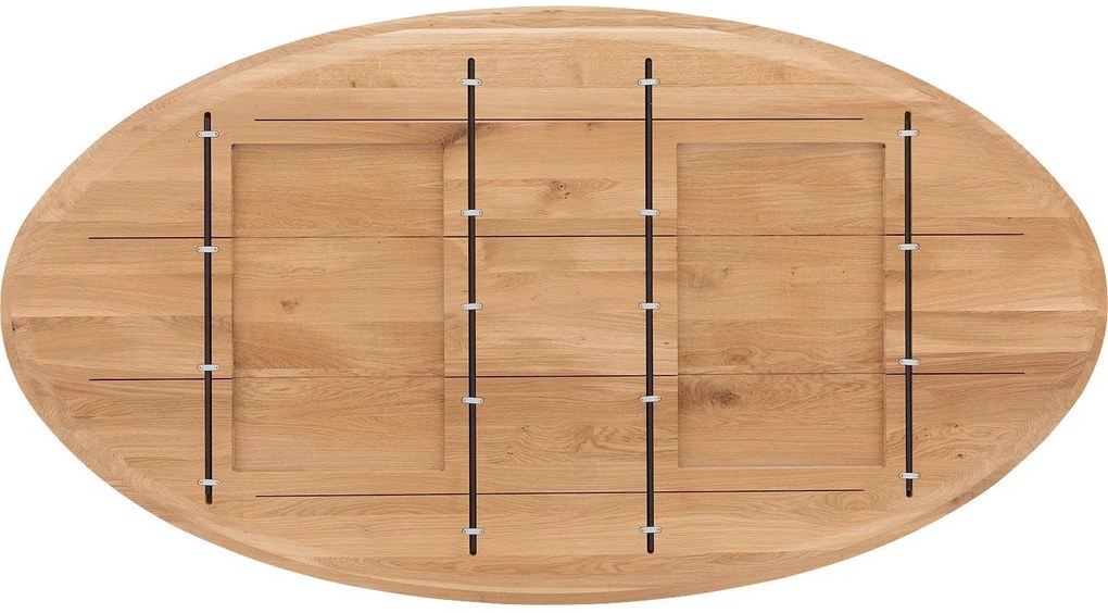 Goossens Excellent Eettafel Mente, Ovaal 200 x 110 cm