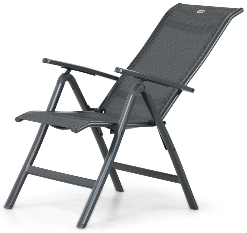 Tuinset 4 personen 90 cm Aluminium/textileen Grijs Hartman Alice/Mateo