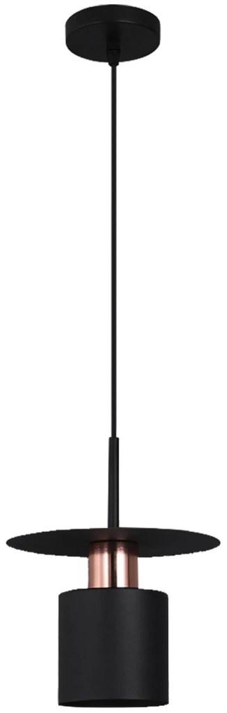 Hanglamp APP1145-1CP Zwart Roségoud