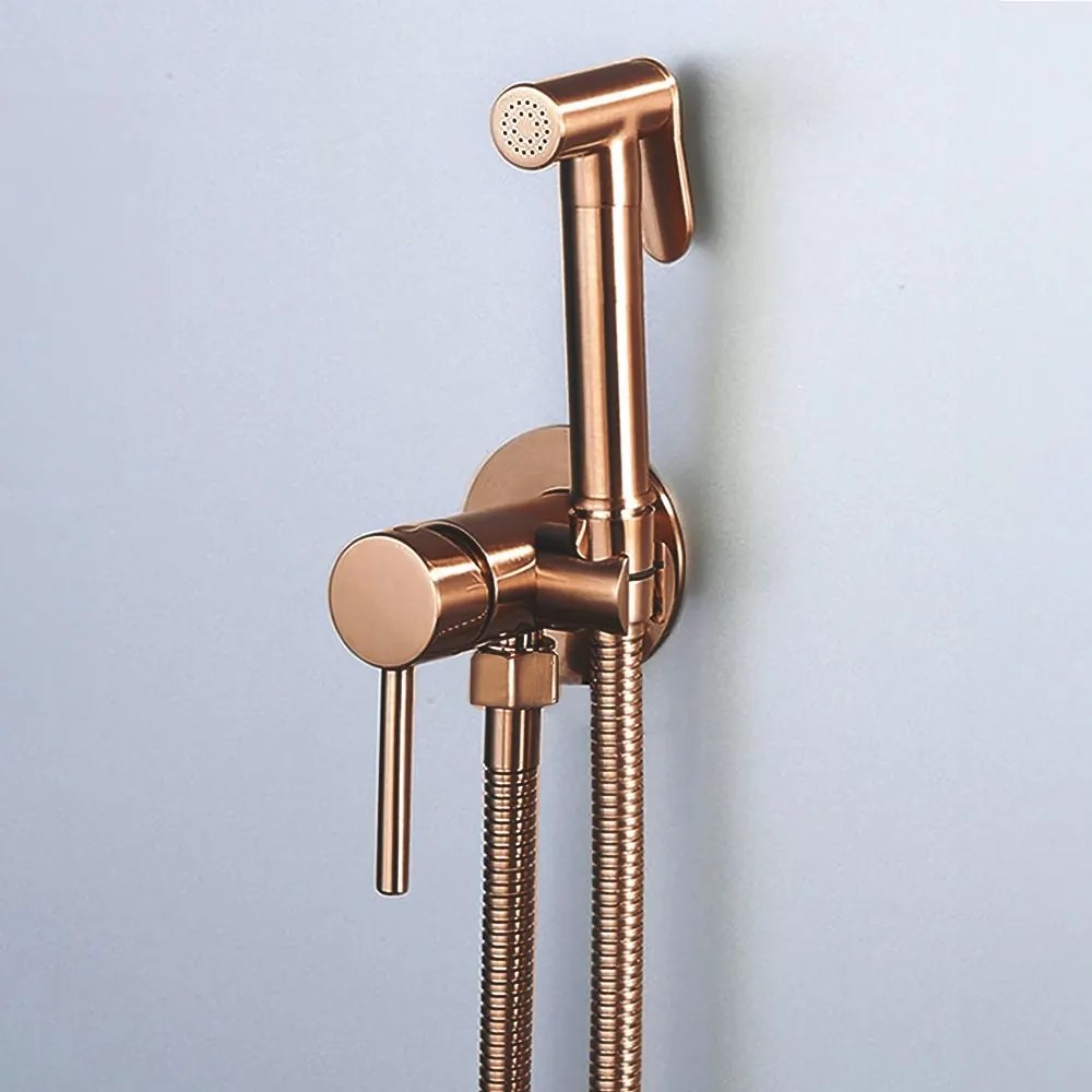 Inbouw Bidetmengkraan Rea Lungo Loop Copper Brush