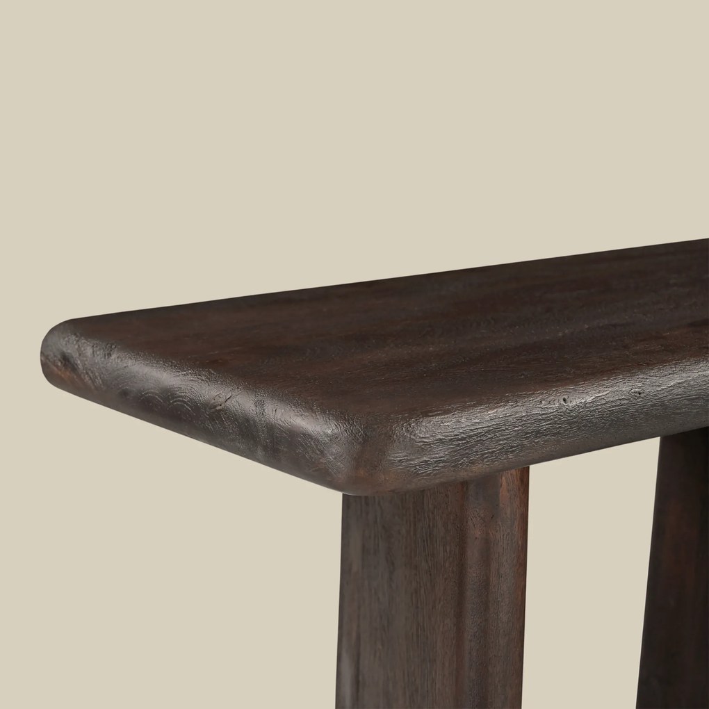 Houten Sidetable Bruin - 120 X 35cm.