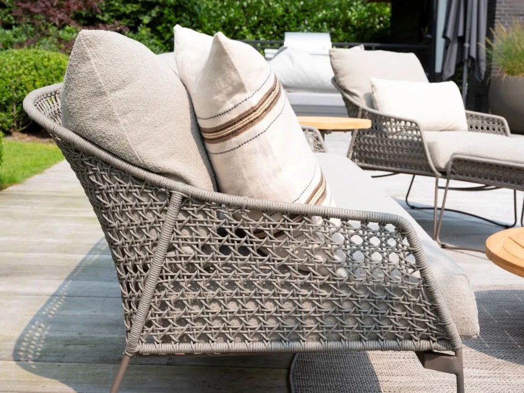 4 Seasons Outdoor Moretti 3-zits loungebank terre  Loungebank    bruin weerbestendig