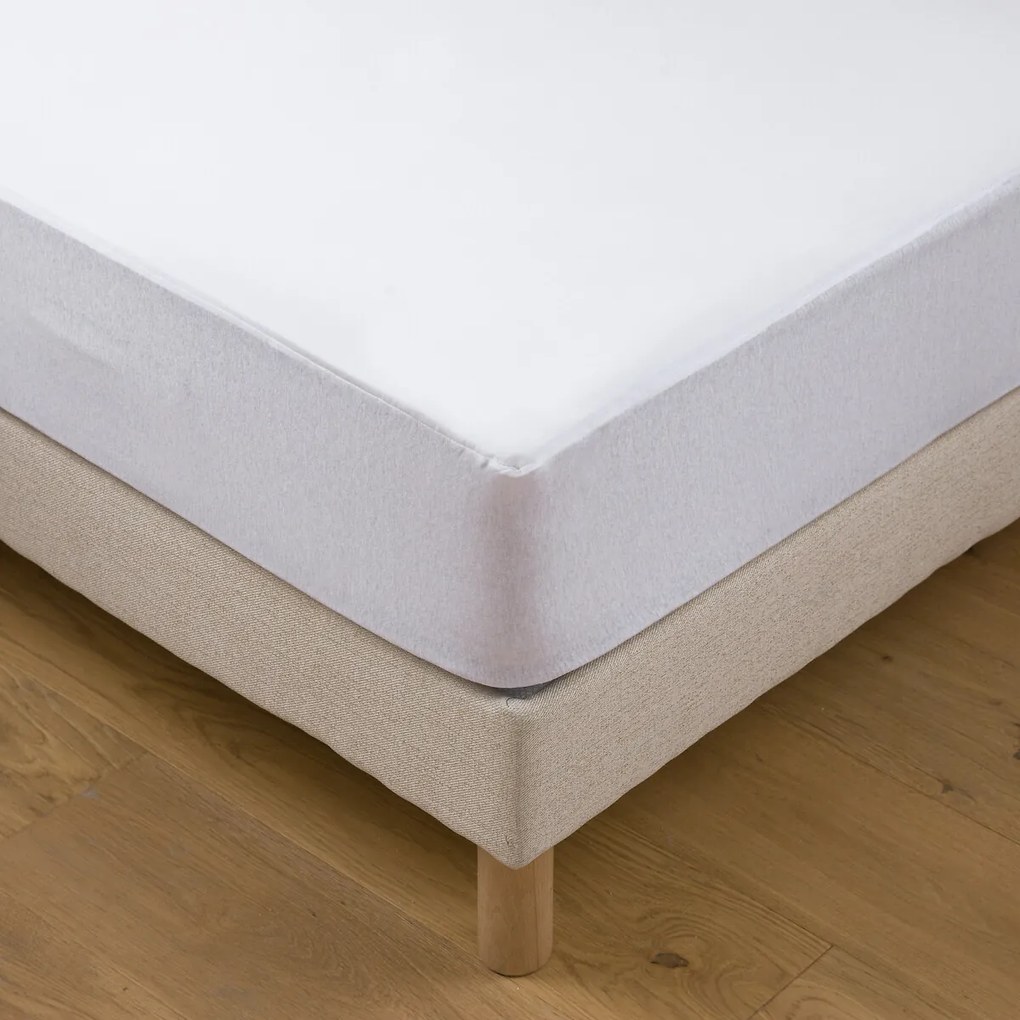 Matrasbeschermer in jersey, anti-mijt en waterafstotend, matrashoogte 22 cm