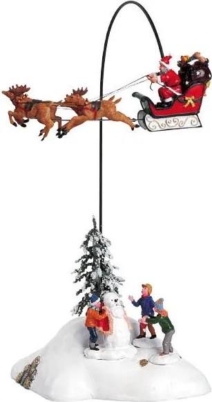 Lemax - 'Santa Claus Is Coming To Town' - Verlichte attractie met animatie &amp; muziek/geluid - Inclusief adapter