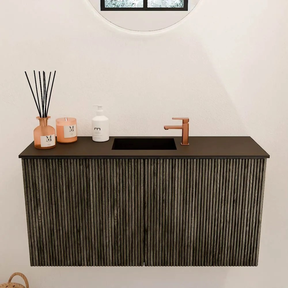 Mondiaz Joya 80cm toiletmeubel shadow met wastafel faye midden 1 kraangat urban