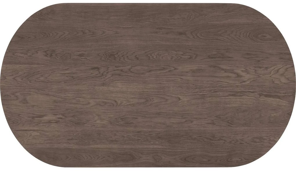 Goossens Excellent Eettafel Uniek, Semi rond 180 x 100 cm