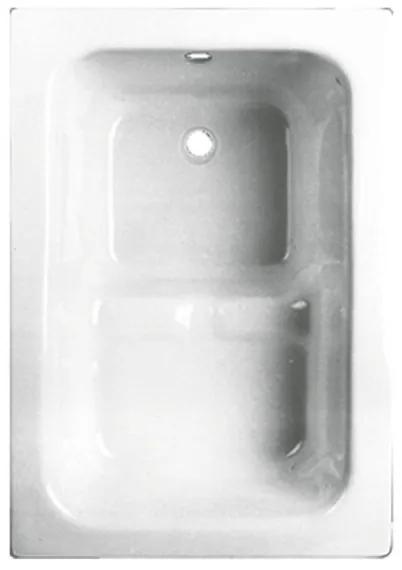 Nemo Go Pisa zitbad 100x70cm zonder poten acryl wit 119025