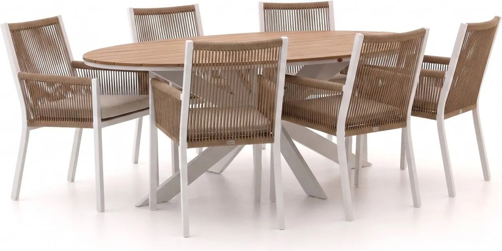 Diningset Manifesto  | 6 personen | Tuinset polywood | 7-delig | Kees Smit Tuinmeubelen