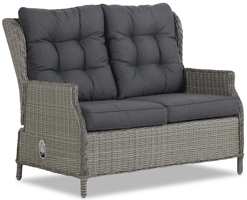 Loungeset 6 personen Wicker Grijs  Garden Collections New Castle