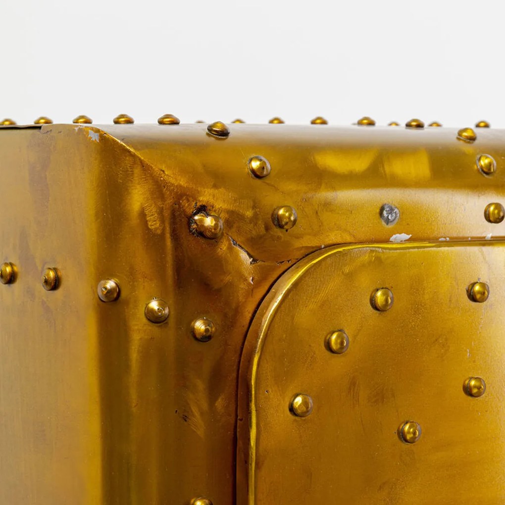 Kare Design Locker Gold Gouden Kluiskast Vintage Metaal - 66x57x152cm.