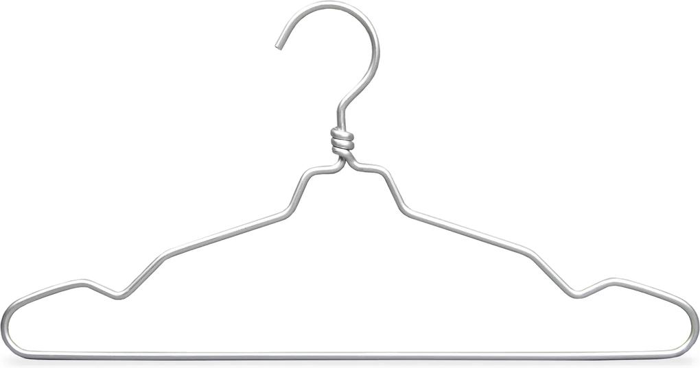 alu kledinghangers hanger twist - 10 stuks