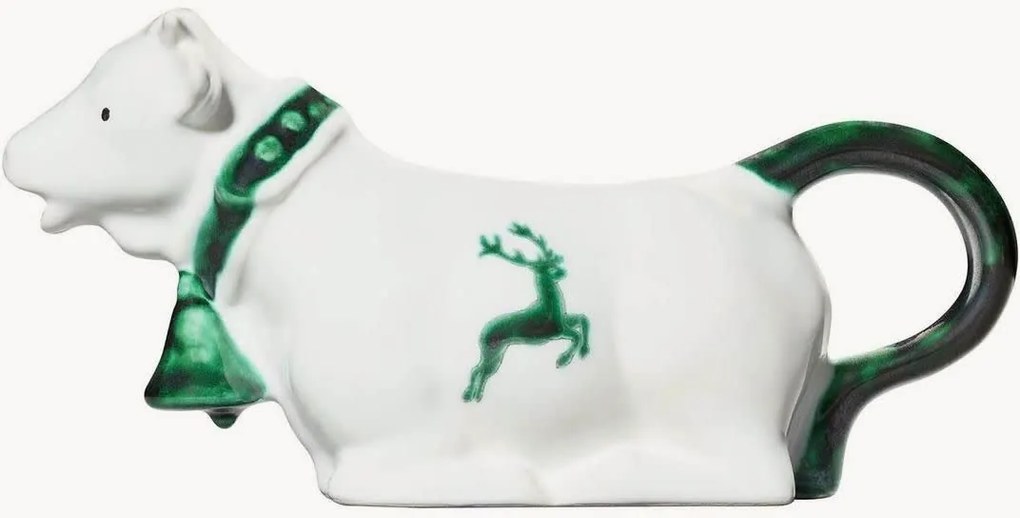 Handgemaakte melkkan Grüner Hirsch