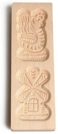 Speculaasplankje met twee figuren
