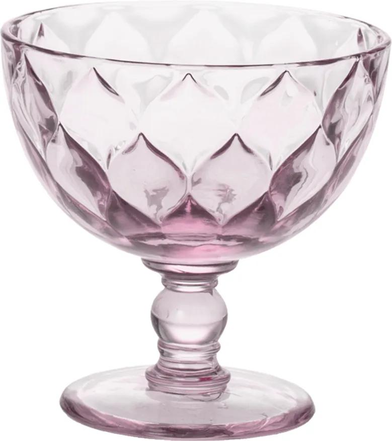 Cocktailglas Mineral roze 11cm