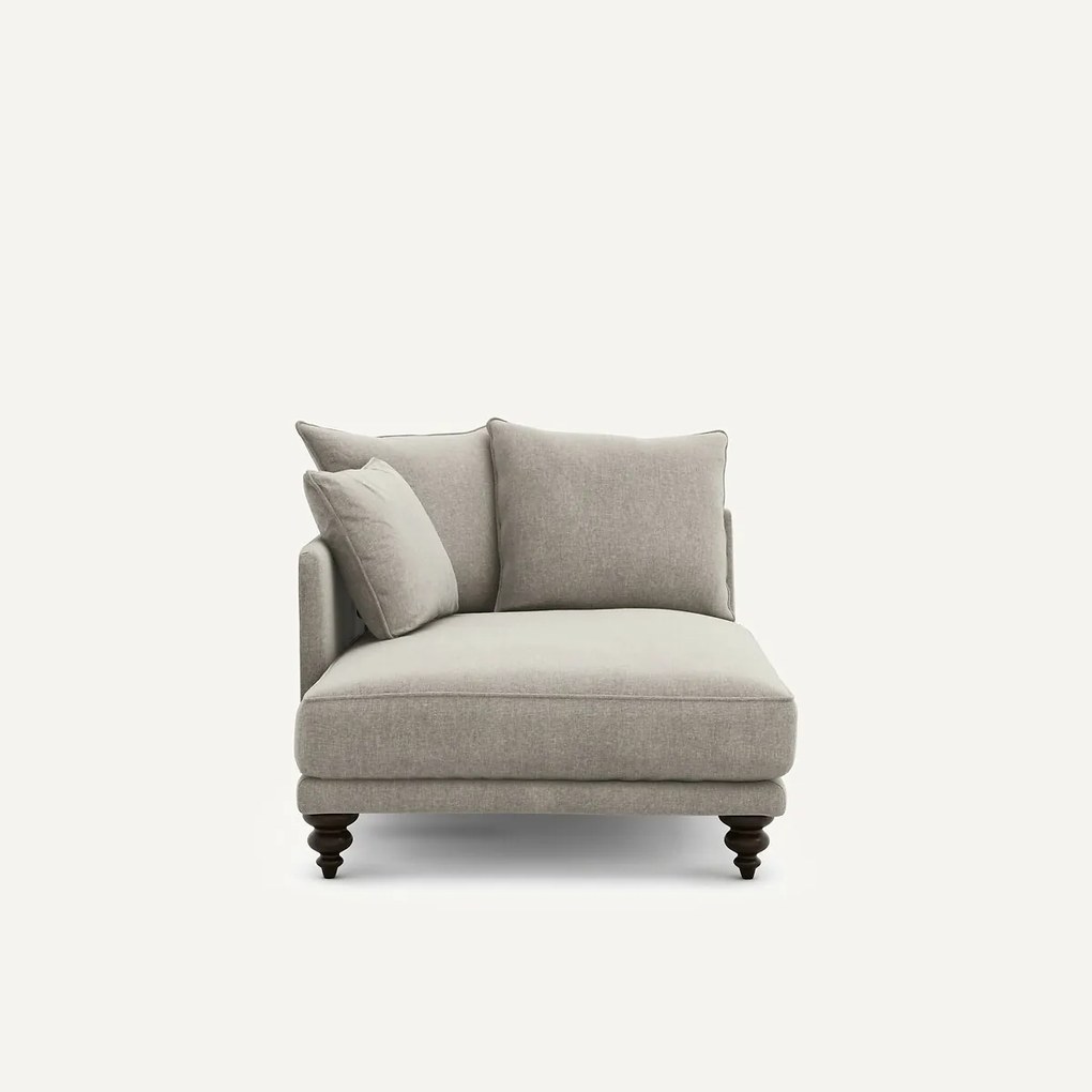 Chenille fluwelen longchair, Lazare