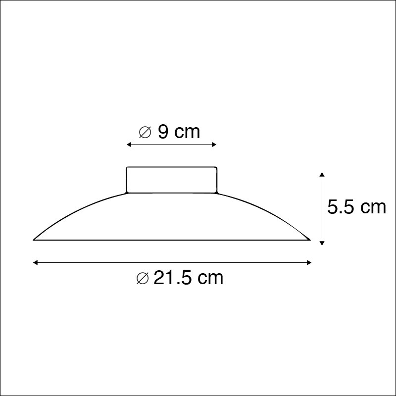 Art deco plafondlamp goud/messing incl. LED - Sun