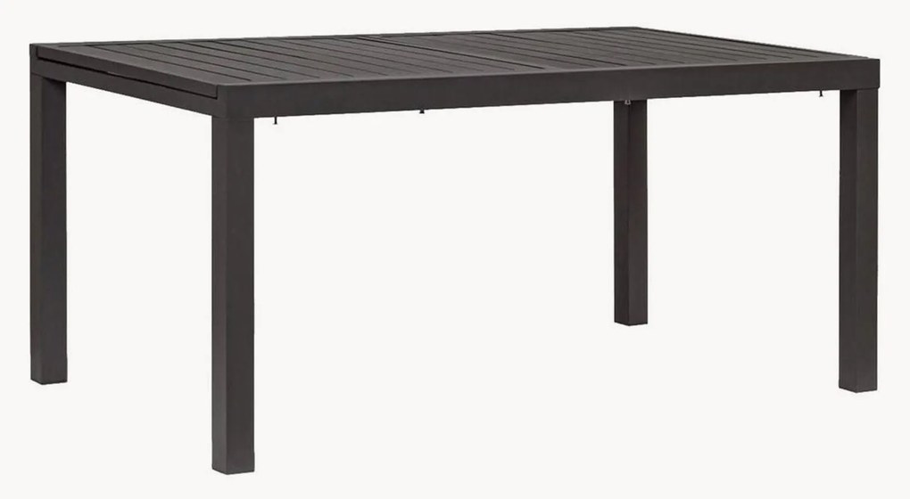 Uitschuifbare tuintafel Hilde in antraciet, in verschillende formaten