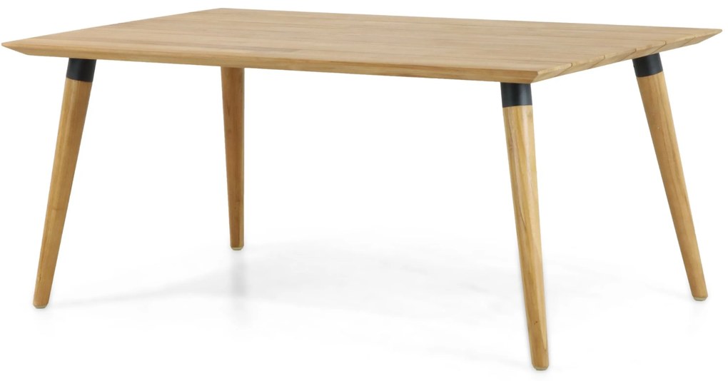 Dining Tuintafel rechthoekig 170 x 100 cm Teak Naturel teak Sophie