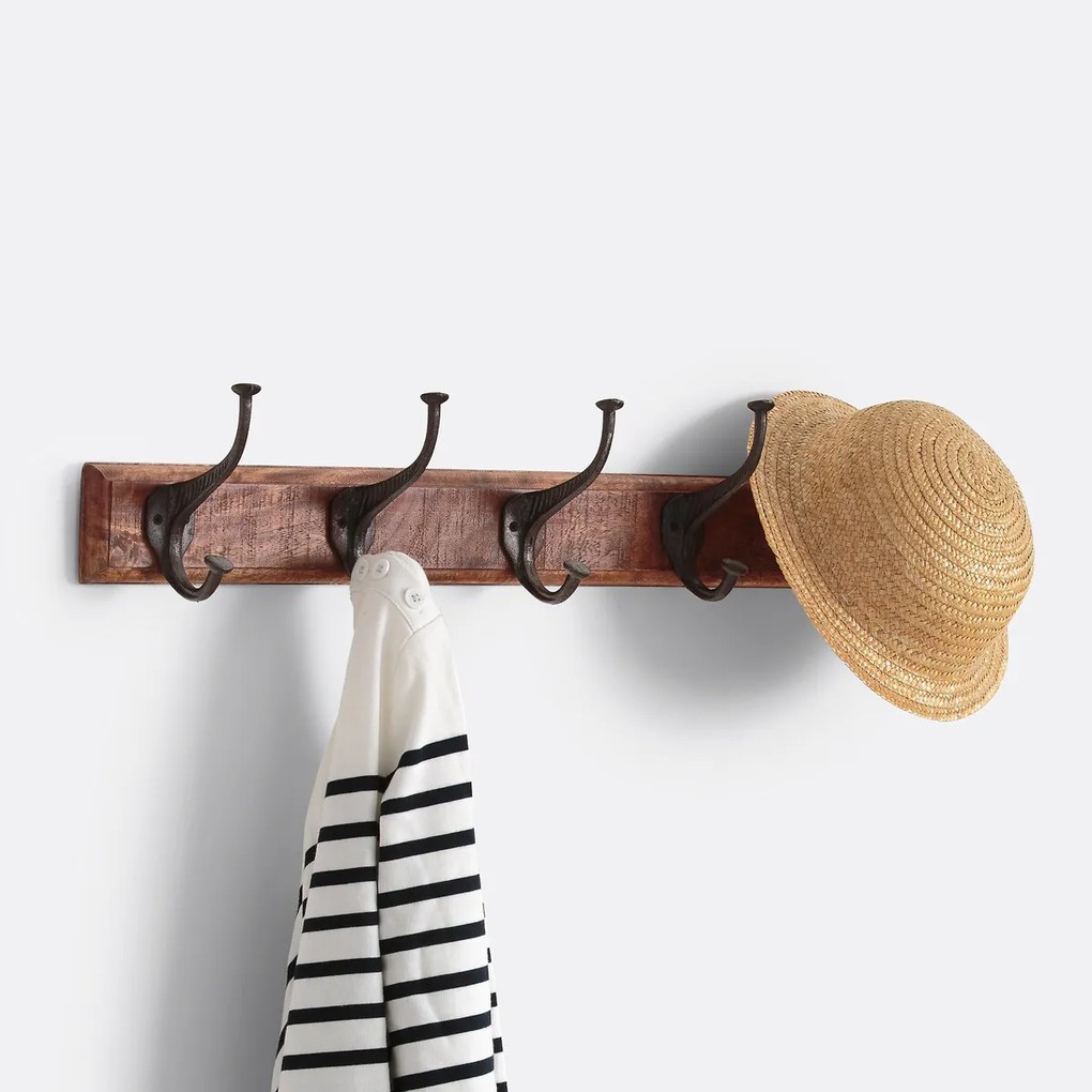 Wandkapstok 5 dubbele haken, Anet