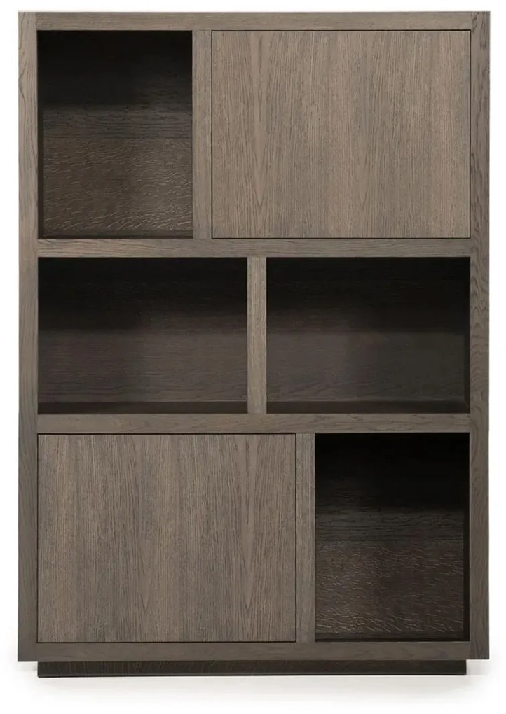 Moderne Kast Van Bruin Eiken - 120x42x170cm.
