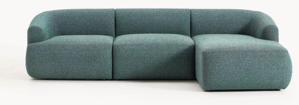Modulaire bouclé hoekbank Sofia (3-zits)