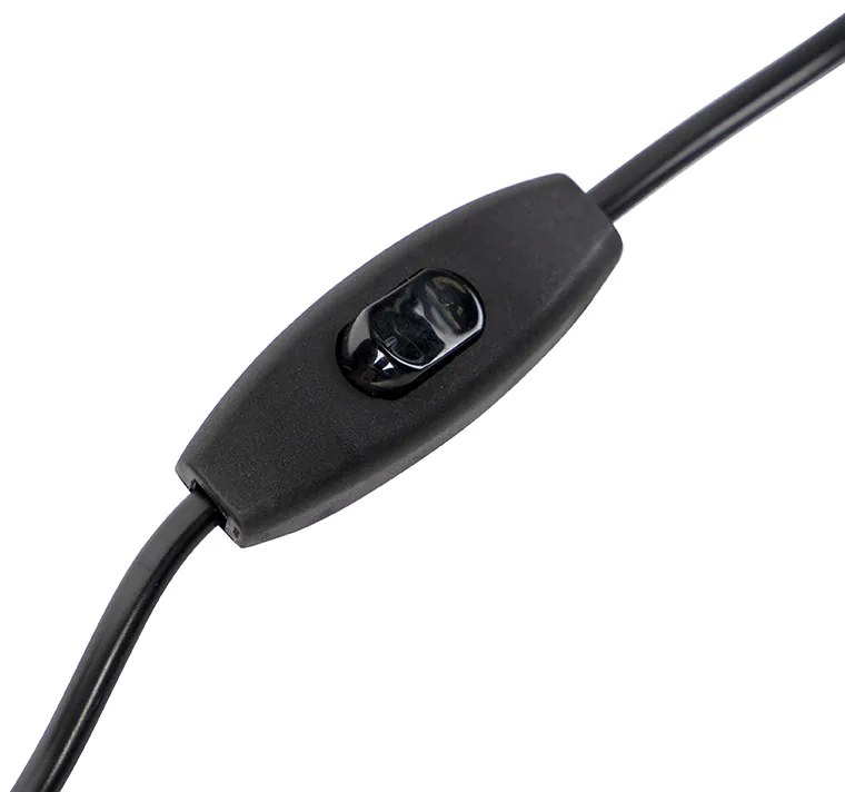 Tafellamp brons velours kap taupe met goud 40 cm - Bruut