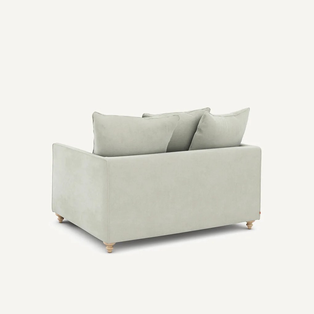 2-zits slaapbank in stonewashed fluweel, Lazare