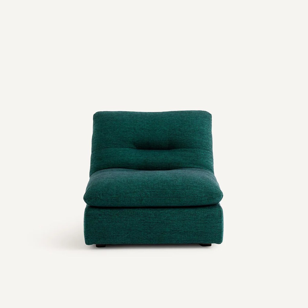 Bank, modulair, in gevlekt canvas, GIULIANO
