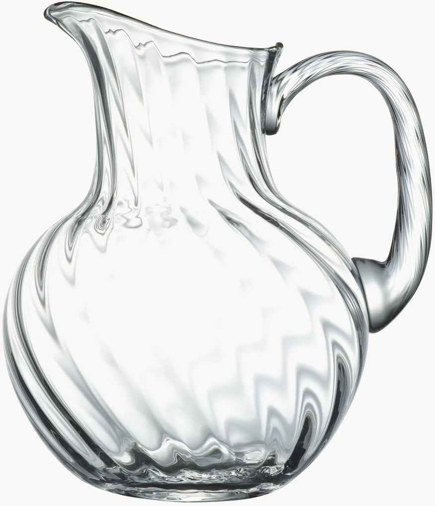 Mondgeblazen kristallen karaf Ripple, 2 L