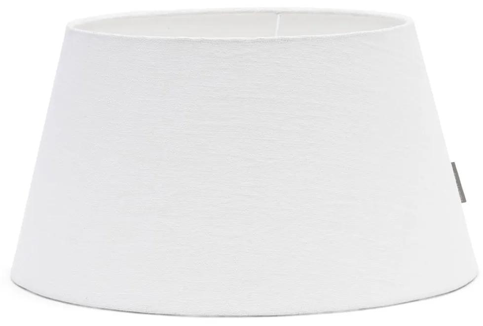 Rivièra Maison - Loveable Linen Lampshade white 28x38 - Kleur: wit
