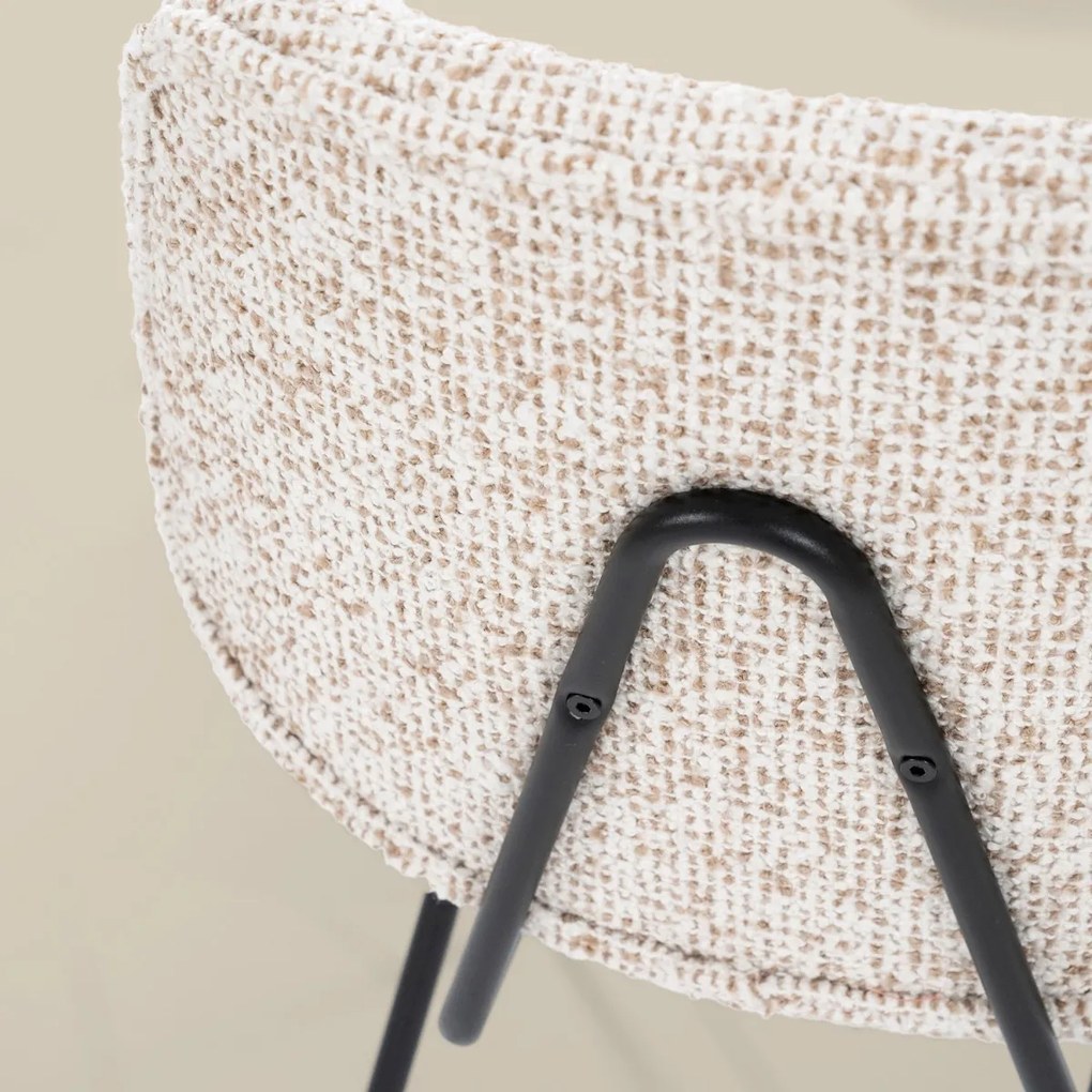 Beige Eetkamerstoel Modern