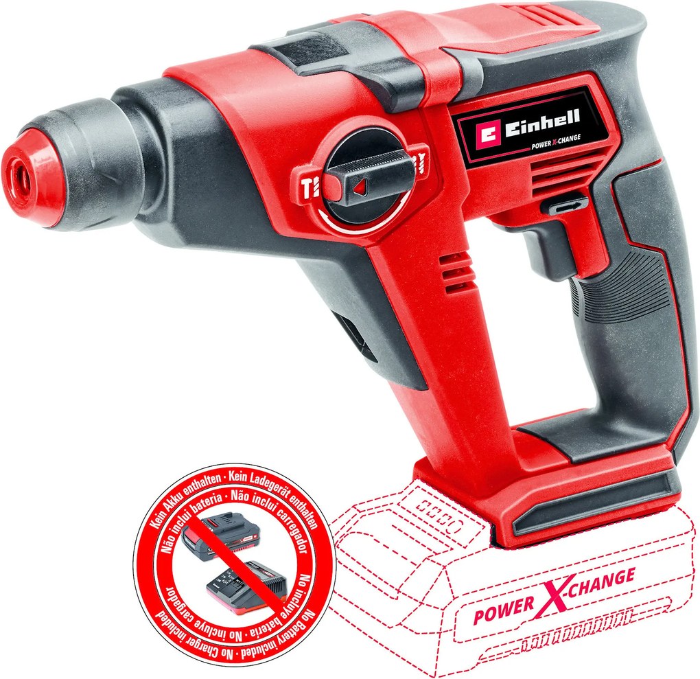 Einhell TE-HD 18/12 Li Accu boorhamer SOLO