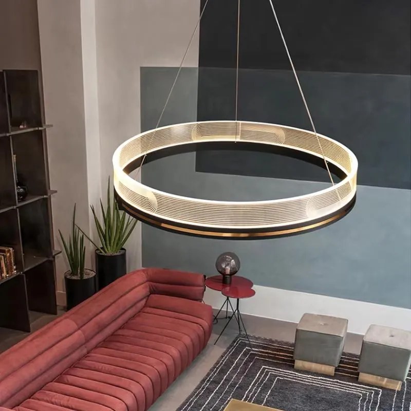 Hanglamp APP1192-CP Zwart Goud