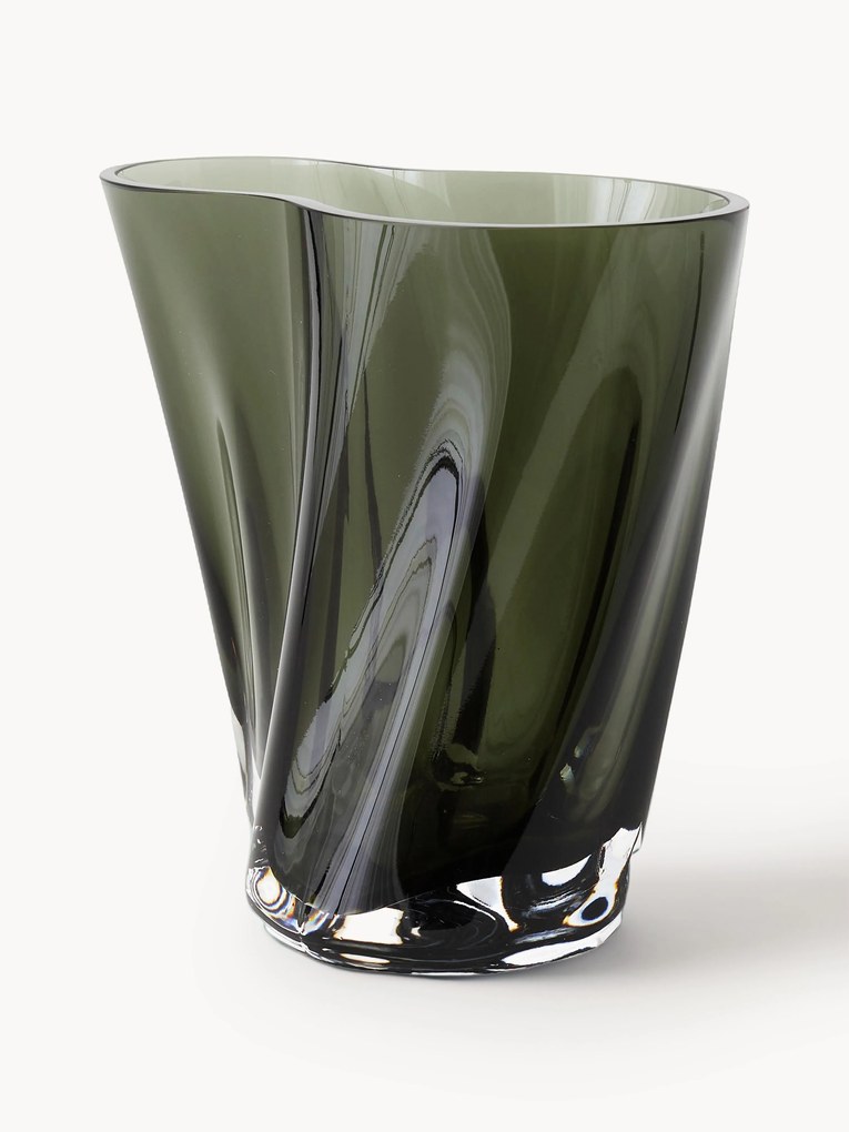 Mondgeblazen glazen vaas Aer, H 19 cm