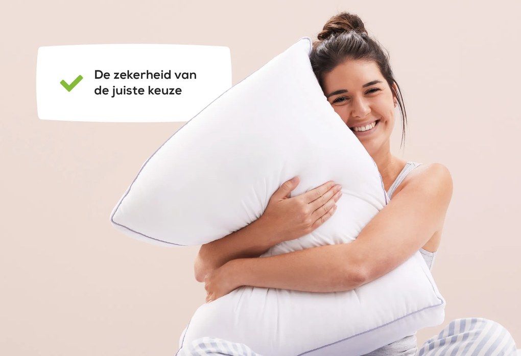 Aanpasbaar Hoofdkussen The Soft One – Bij Swiss Sense