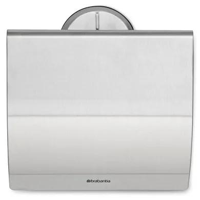 Brabantia profile toiletrolhouder met klep profile matt steel 427626