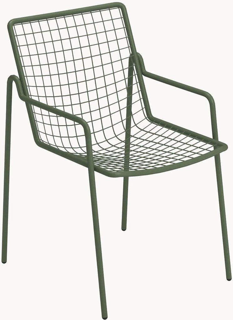 Stapelbare tuinstoel Rio R50 met armleuningen