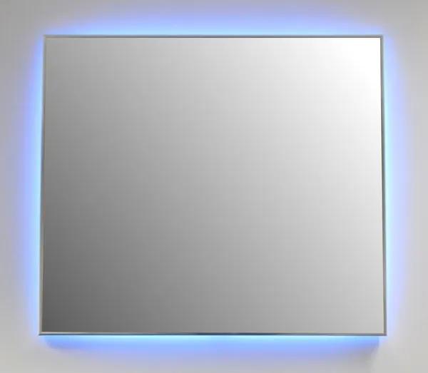Qmirrors Ambiance spiegel 70x75 cm met omlijsting chroom incl LED verlichting met afstandsbediening LA.70075C