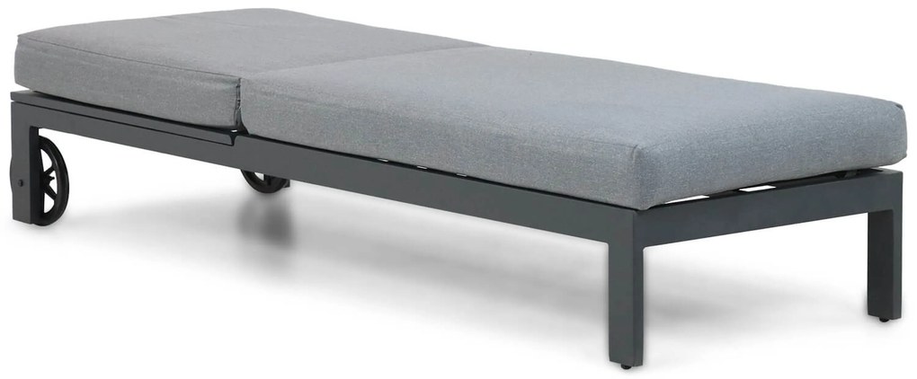 Santika Furniture Santika Mulsanne Lounger Aluminium Grijs
