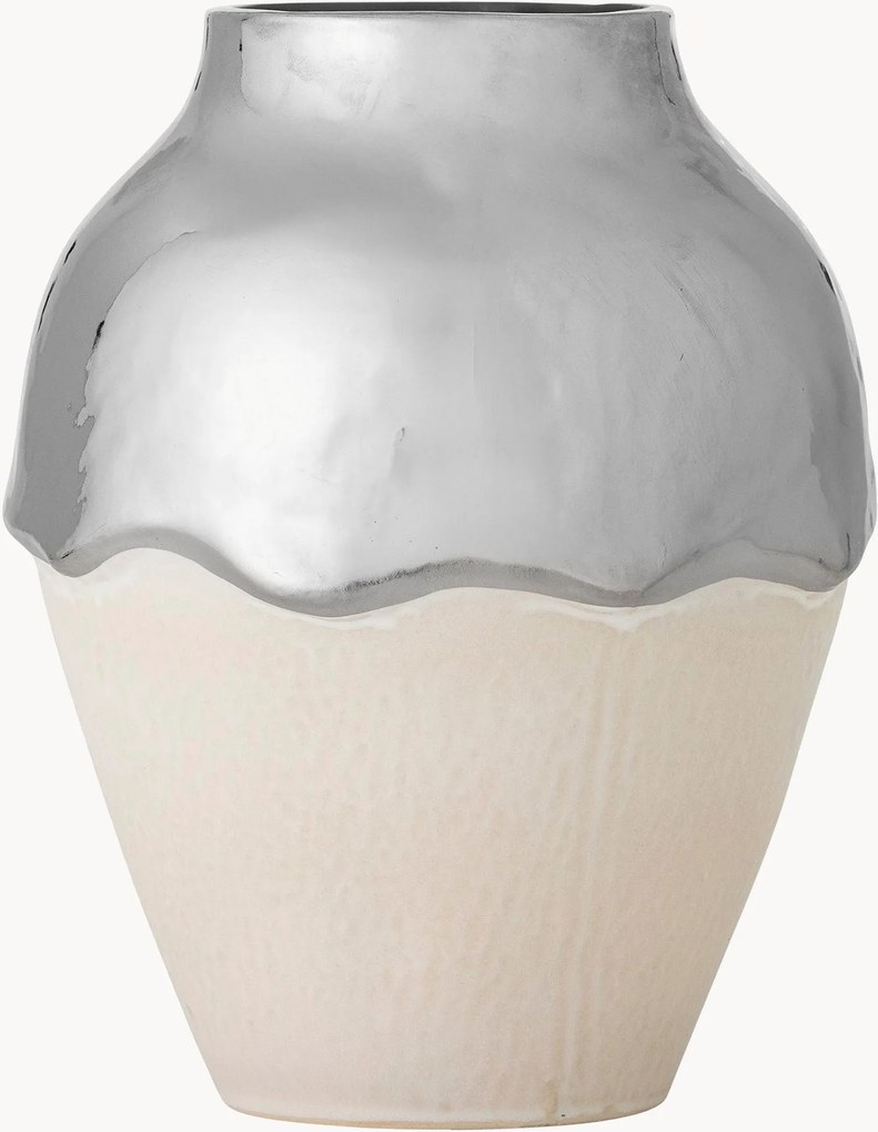 Steengoed vaas Silvio, H 26 cm