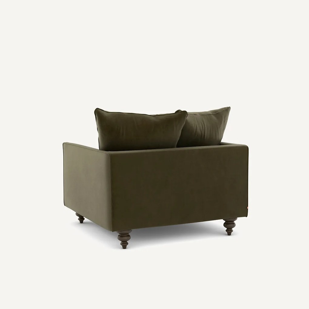 Fauteuil fluweel, Lazare