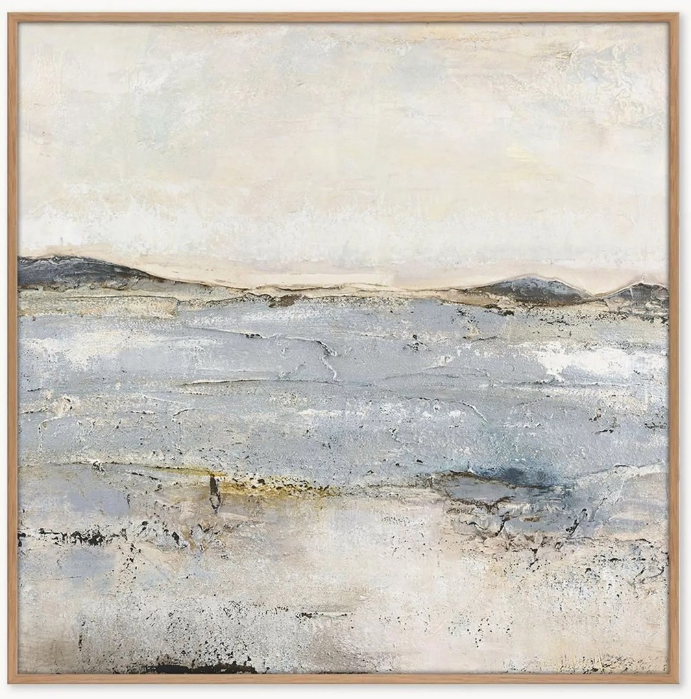 Handbeschilderd ingelijst canvasdoek Trace of Nature