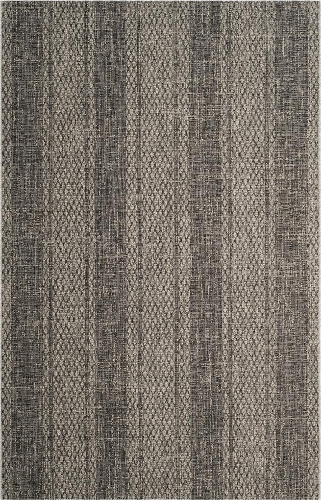 Safavieh | In- & outdoor vloerkleed Rafal 120 x 180 cm lichtgrijs, zwart vloerkleden polypropyleen vloerkleden & woontextiel vloerkleden