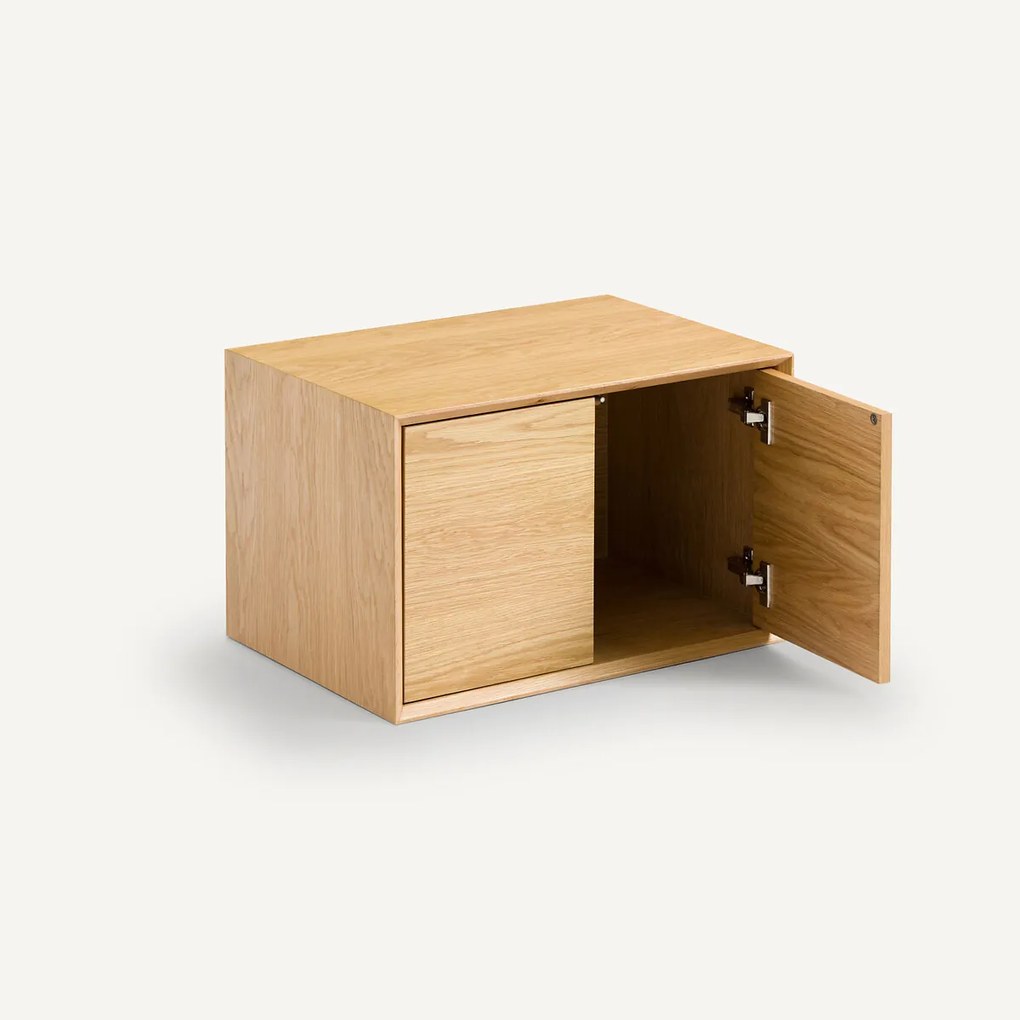 Kast in eikenfineer B60 x D42 cm, Archivita XL