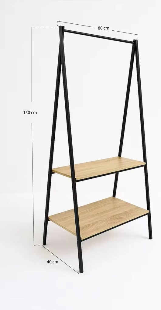 Syen Houten Kapstok met Planken