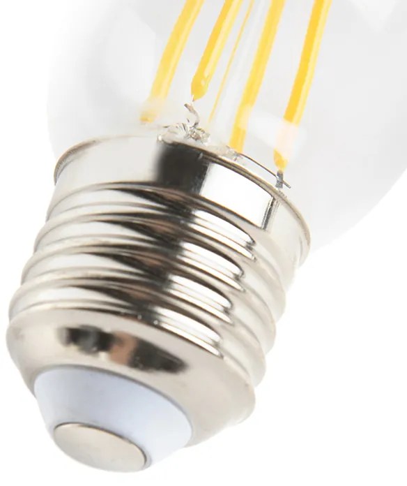Set van 5 E27 dimbare LED kogellampen 5W 470 lm 2700K