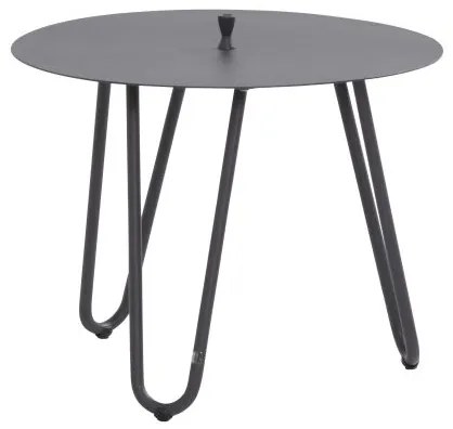 4 Seasons Outdoor | cool sidetable Ø 60 cm hoogte 45 cm, antraciet  Bijzettafel    antraciet weerbestendig